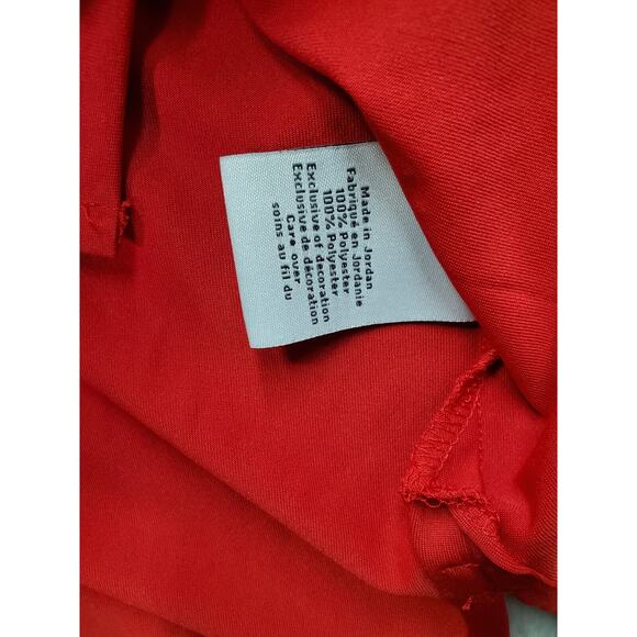 Ahead Extreme Polo Shirt Mens Large Red Matrix Nac Short Sleeve Slit Logo Collar - Picture 6 of 9